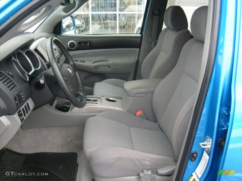 Graphite Gray Interior 2008 Toyota Tacoma V6 TRD Sport Double Cab 4x4 Photo #43020175