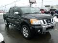 2010 Galaxy Black Nissan Titan LE Crew Cab 4x4  photo #10