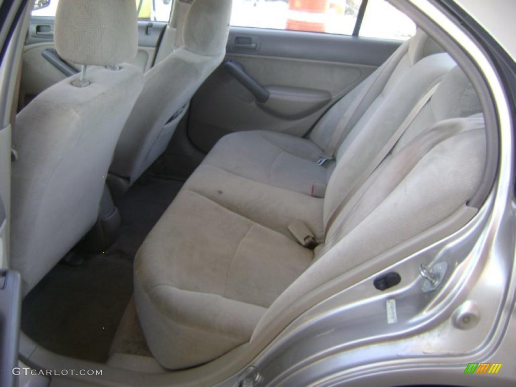 Beige Interior 2001 Honda Civic EX Sedan Photo #43021091