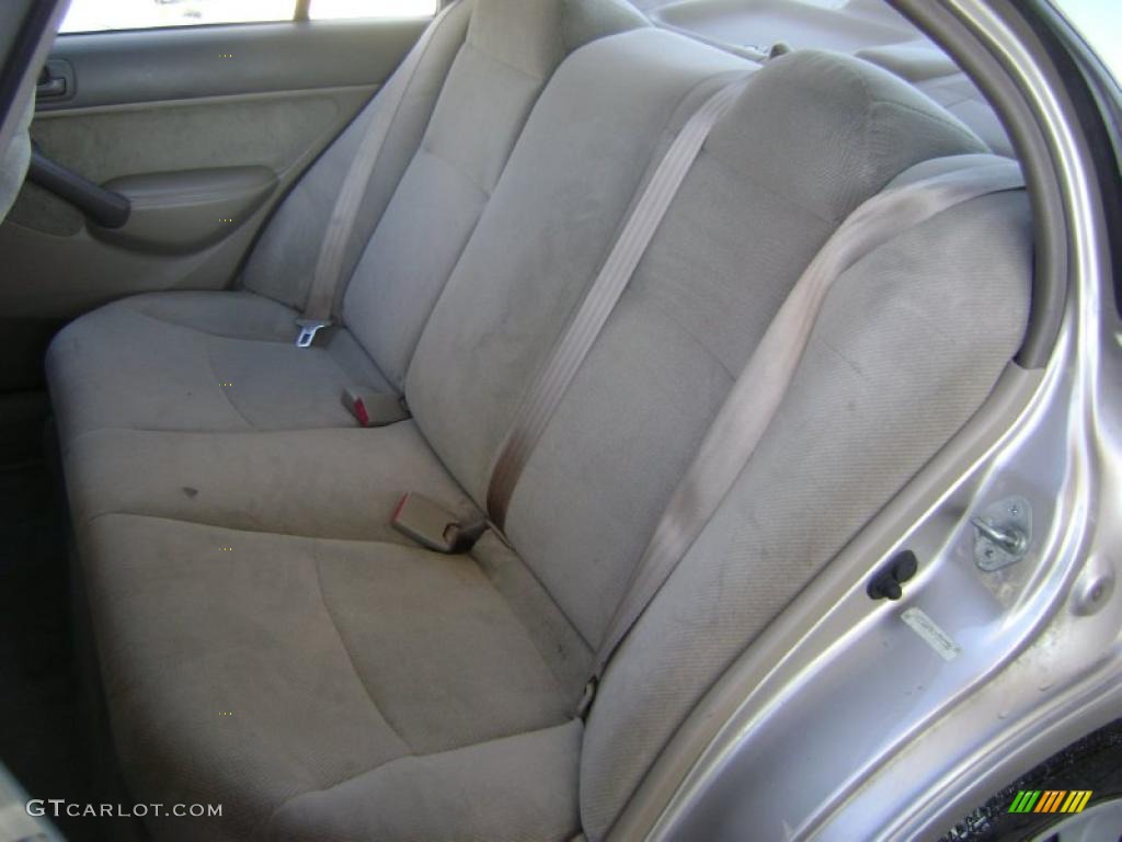 Beige Interior 2001 Honda Civic EX Sedan Photo #43021107