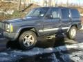 2001 Steel Blue Pearl Jeep Cherokee Sport 4x4  photo #2