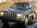 2001 Steel Blue Pearl Jeep Cherokee Sport 4x4  photo #5