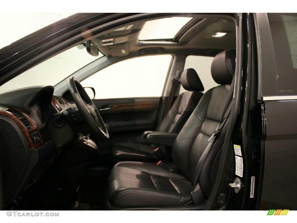 2010 CR-V EX-L AWD - Crystal Black Pearl / Black photo #7