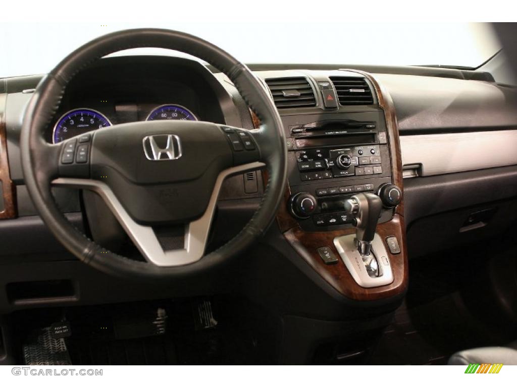 2010 Honda CR-V EX-L AWD Black Dashboard Photo #43021695