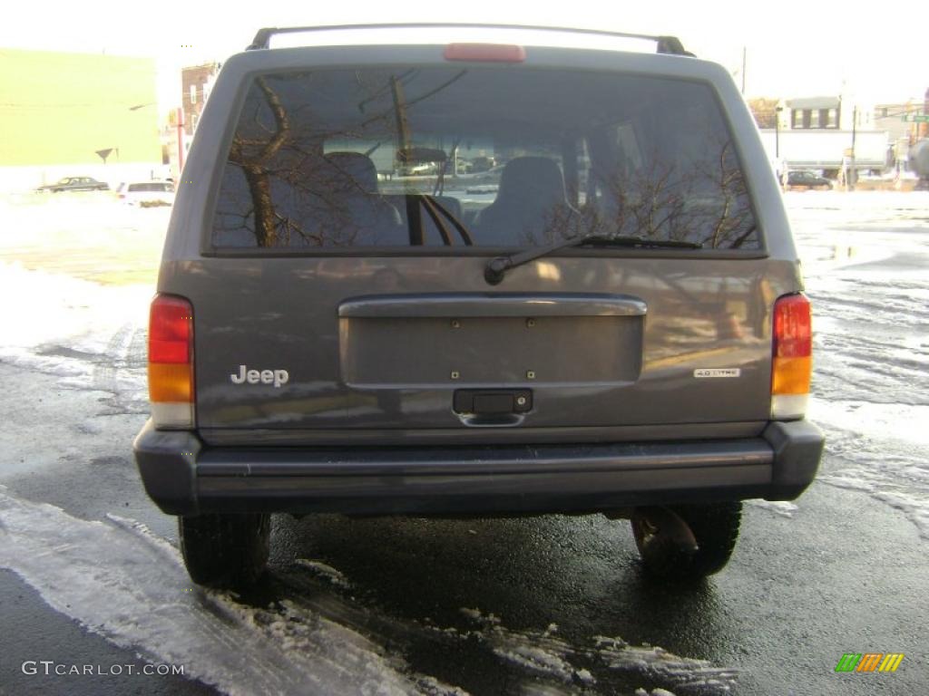 2001 Cherokee Sport 4x4 - Steel Blue Pearl / Agate photo #11