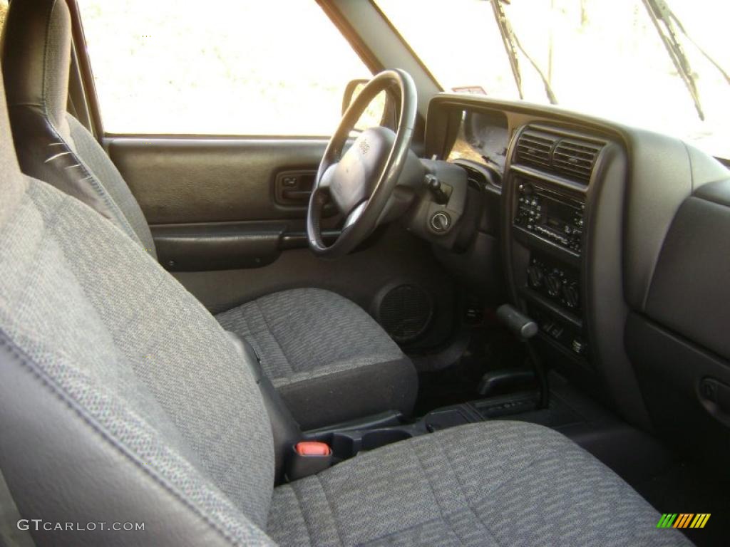 2001 Cherokee Sport 4x4 - Steel Blue Pearl / Agate photo #15