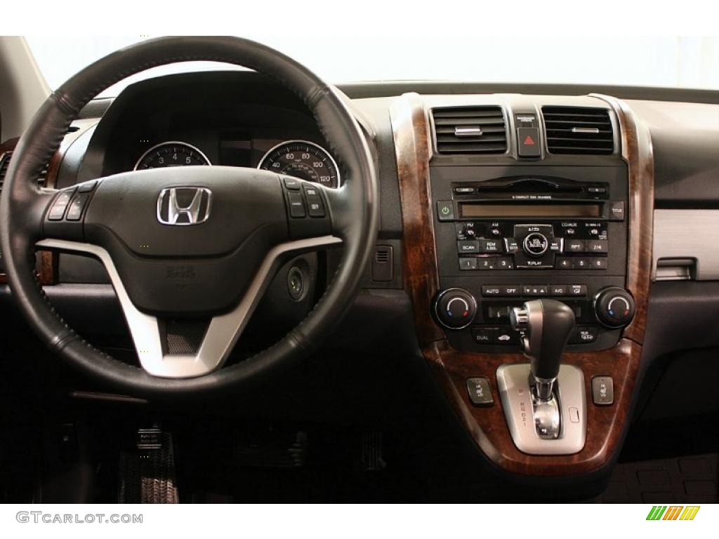 2010 Honda CR-V EX-L AWD Black Dashboard Photo #43021807