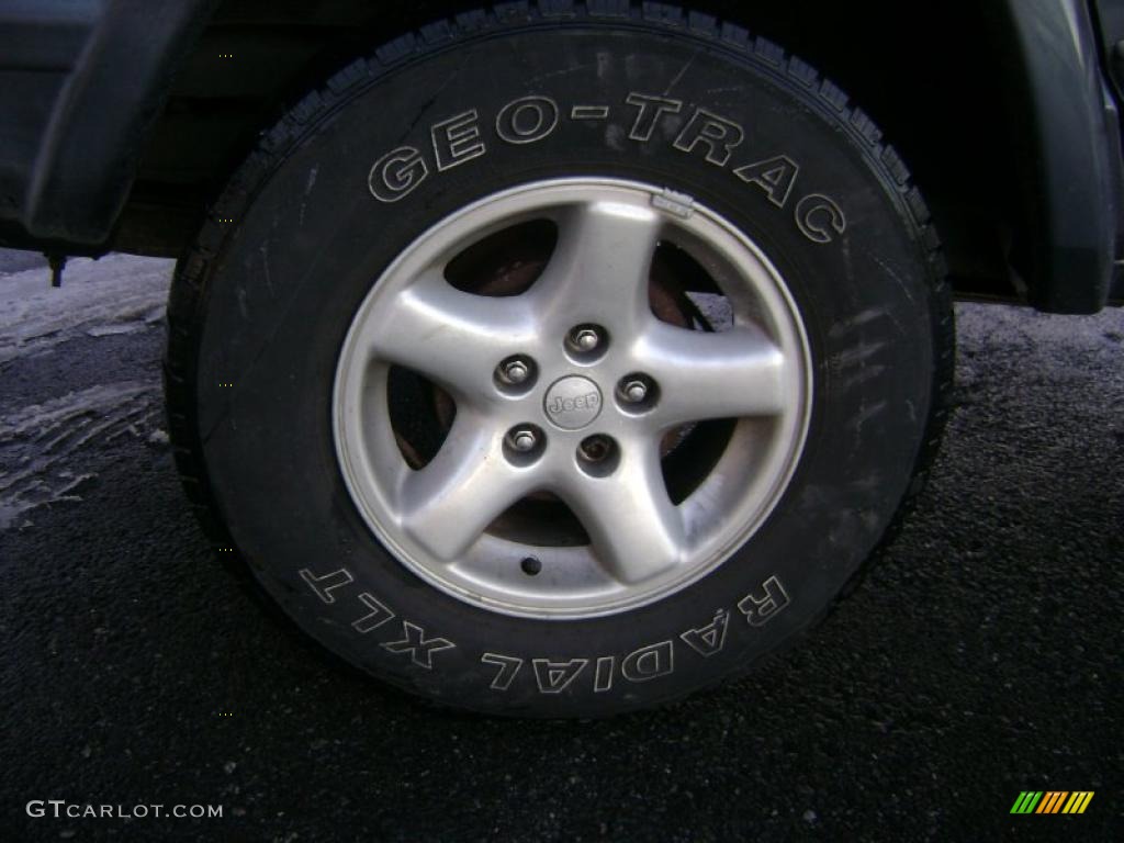 2001 Cherokee Sport 4x4 - Steel Blue Pearl / Agate photo #20
