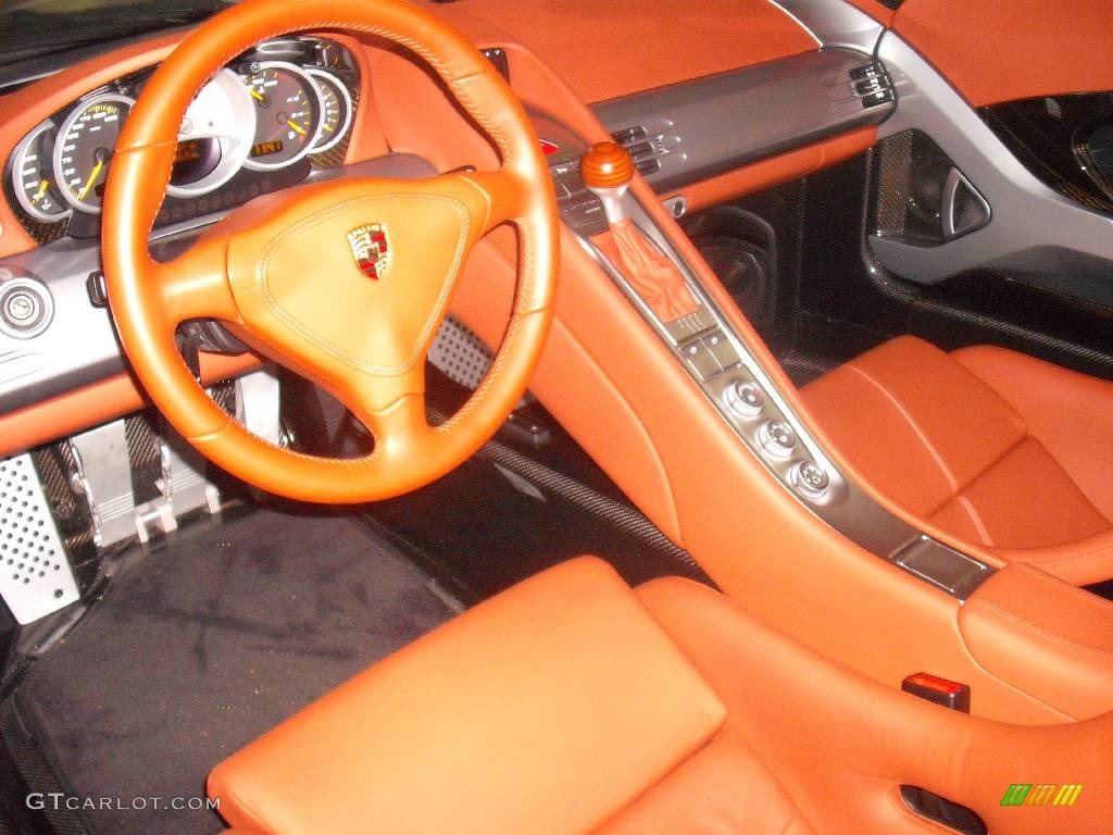 Terracotta Interior 2005 Porsche Carrera GT Standard Carrera GT Model Photo #430227