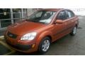 Sunset Orange - Rio LX Sedan Photo No. 1