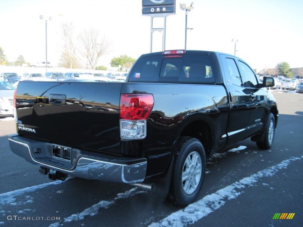 2011 Tundra SR5 Double Cab - Black / Sand Beige photo #5