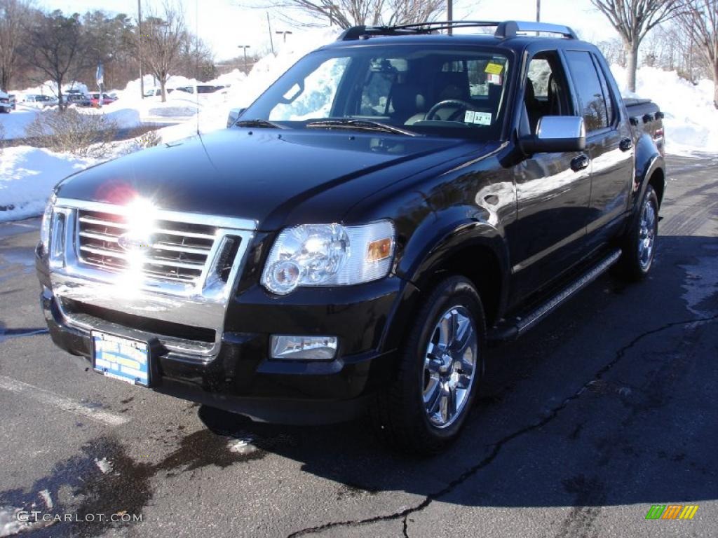 Black 2008 Ford Explorer Sport Trac Limited 4x4 Exterior Photo #43025039