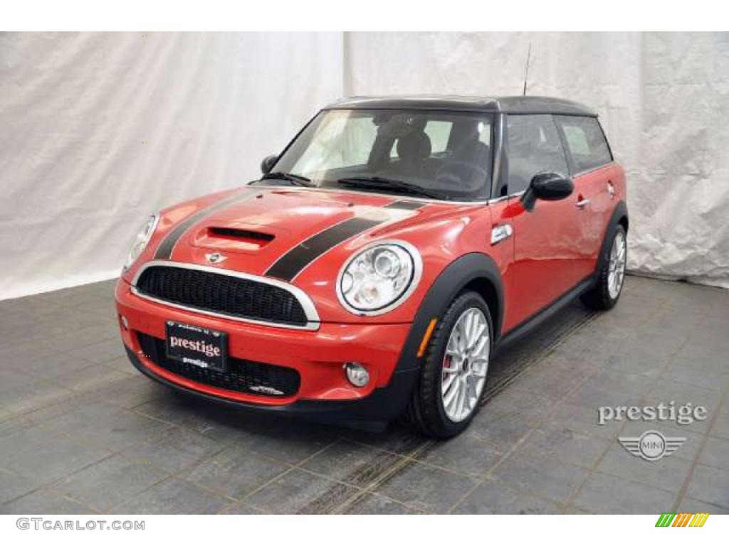 2010 Cooper John Cooper Works Clubman - Chili Red / Rooster Red Leather/Carbon Black photo #1