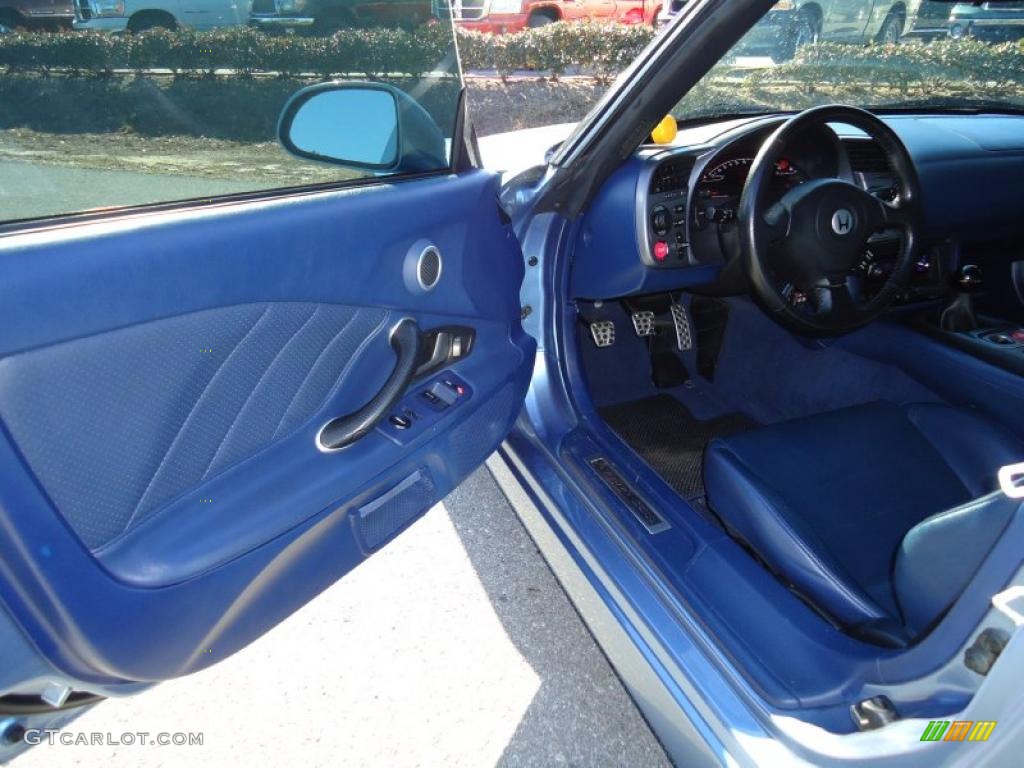 2002 S2000 Roadster - Suzuka Blue Metallic / Blue photo #4