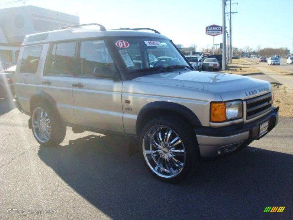 2001 Discovery II SE7 - White Gold Pearl Metallic / Bahama Beige photo #7