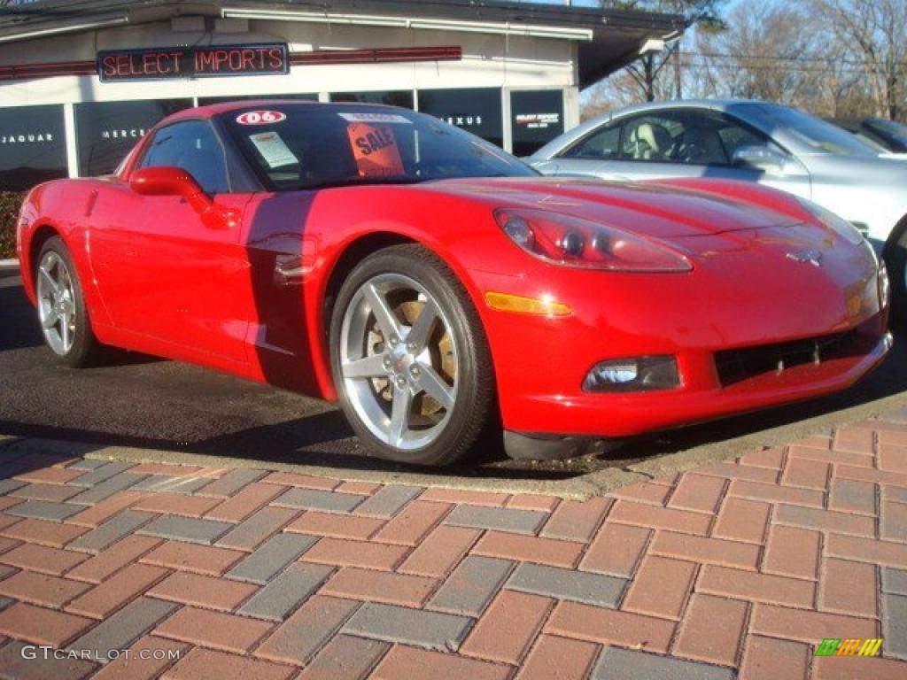 2006 Corvette Coupe - Victory Red / Ebony Black photo #5