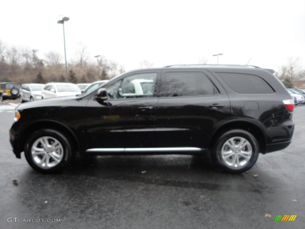 Brilliant Black Crystal Pearl 2011 Dodge Durango Crew 4x4 Exterior Photo #43030111