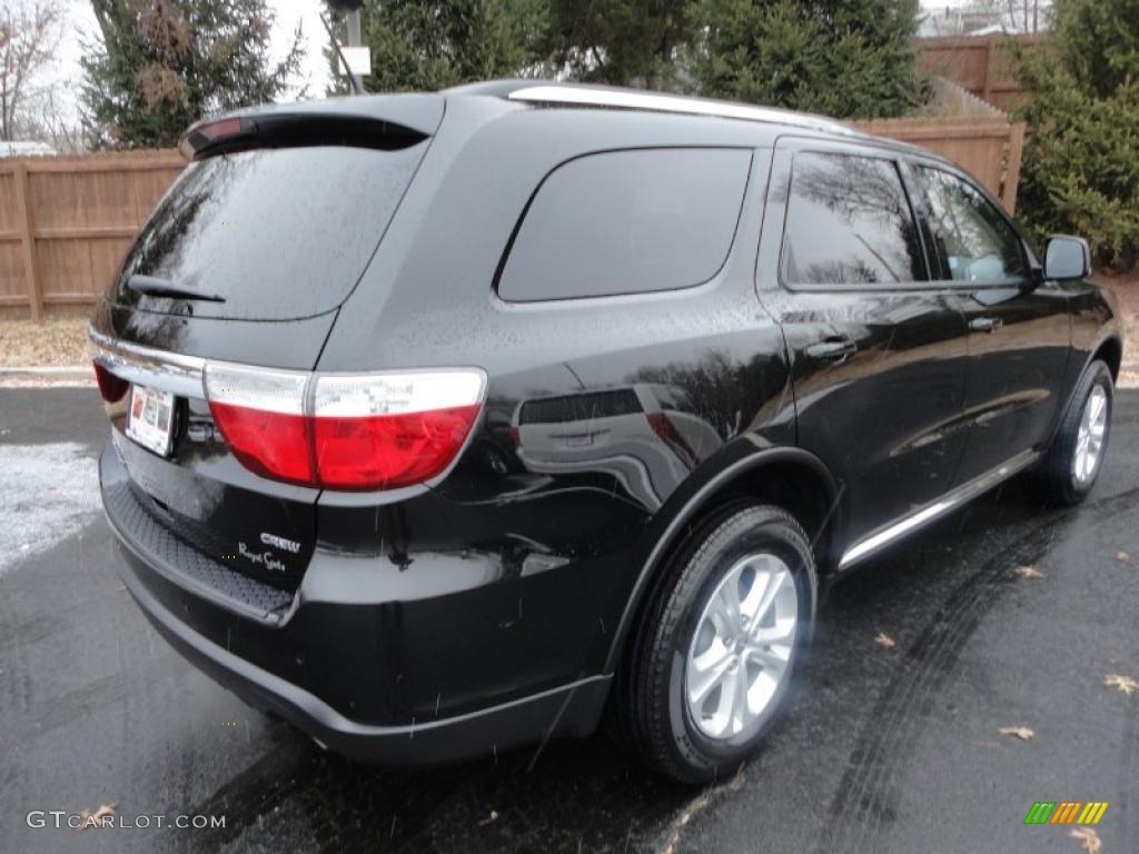 Brilliant Black Crystal Pearl 2011 Dodge Durango Crew 4x4 Exterior Photo #43030171