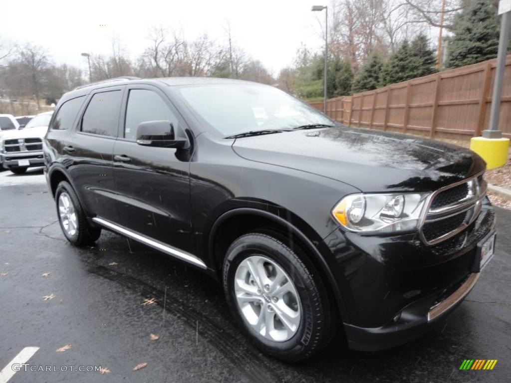 Brilliant Black Crystal Pearl 2011 Dodge Durango Crew 4x4 Exterior Photo #43030199