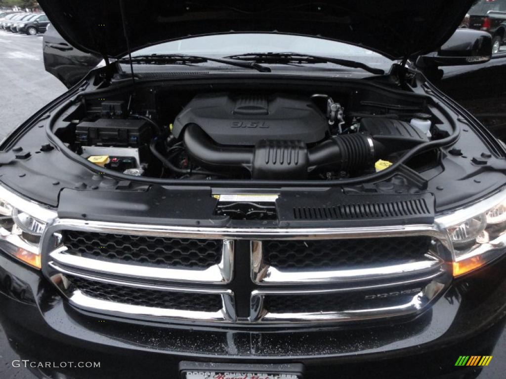 2011 Dodge Durango Crew 4x4 3.6 Liter DOHC 24-Valve VVT Pentastar V6 Engine Photo #43030795