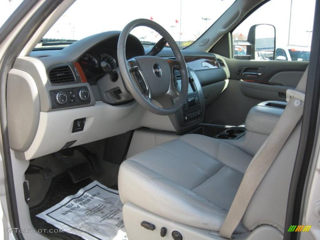 2007 Sierra 2500HD SLT Crew Cab 4x4 - Silver Birch Metallic / Dark Titanium/Light Titanium photo #12