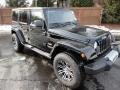 Front 3/4 View of 2011 Wrangler Unlimited Sahara 4x4