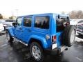 2011 Cosmos Blue Jeep Wrangler Unlimited Sahara 4x4  photo #3