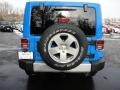 2011 Cosmos Blue Jeep Wrangler Unlimited Sahara 4x4  photo #4