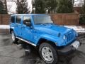 2011 Cosmos Blue Jeep Wrangler Unlimited Sahara 4x4  photo #7