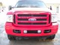 2005 Red Clearcoat Ford F250 Super Duty XLT Crew Cab 4x4  photo #8