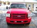 2005 Red Clearcoat Ford F250 Super Duty XLT Crew Cab 4x4  photo #9