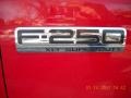 2005 Red Clearcoat Ford F250 Super Duty XLT Crew Cab 4x4  photo #11