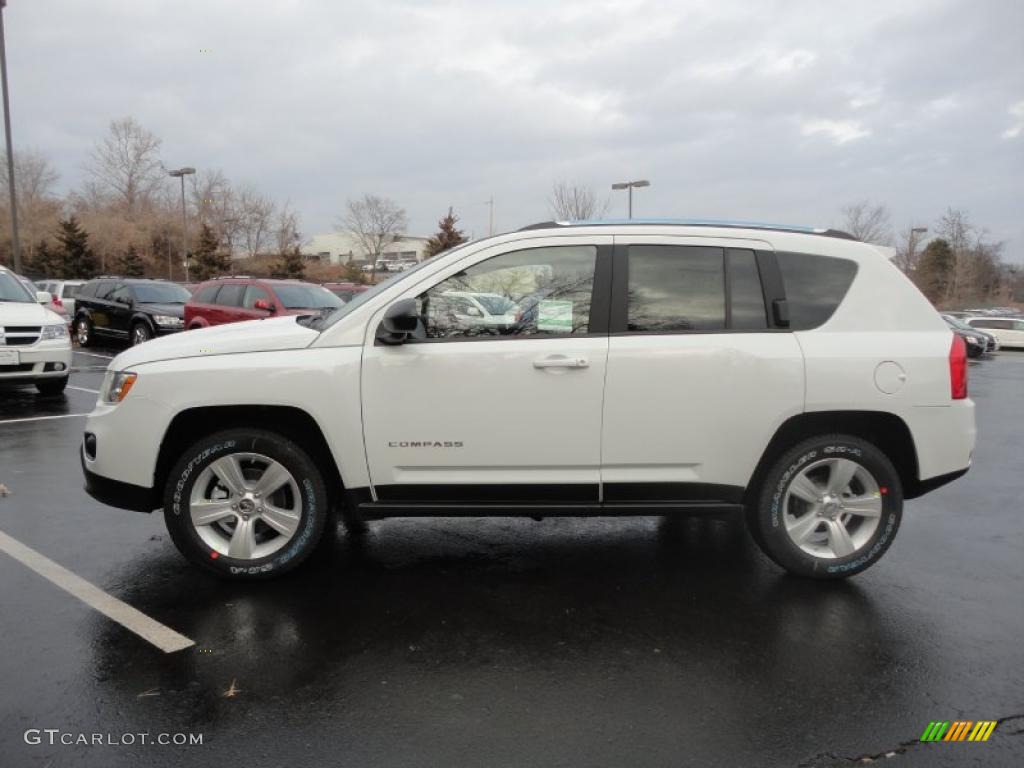 Bright White 2011 Jeep Compass 2.4 Latitude 4x4 Exterior Photo #43035175