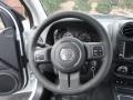 Dark Slate Gray 2011 Jeep Compass 2.4 Latitude 4x4 Steering Wheel