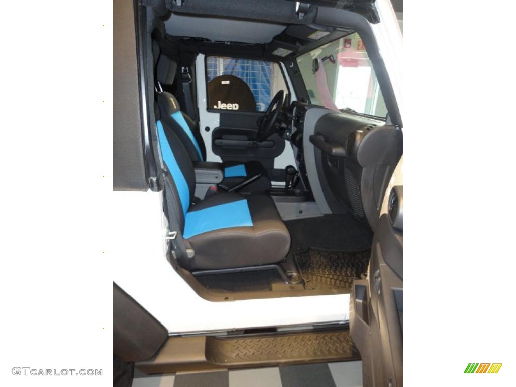 Dark Slate Gray/Blue Interior 2010 Jeep Wrangler Sport Islander Edition 4x4 Photo #43036159