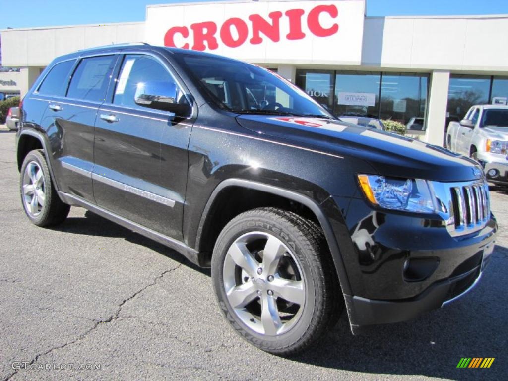 2011 Grand Cherokee Limited - Brilliant Black Crystal Pearl / Black/Light Frost Beige photo #1