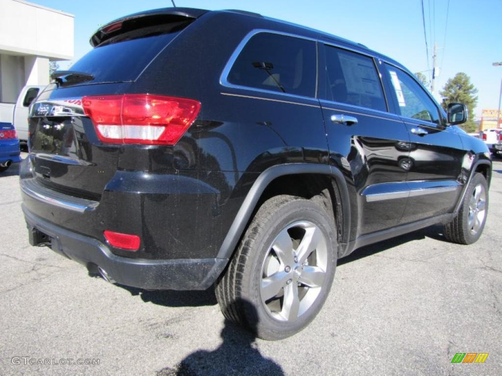 Brilliant Black Crystal Pearl 2011 Jeep Grand Cherokee Limited Exterior Photo #43037091