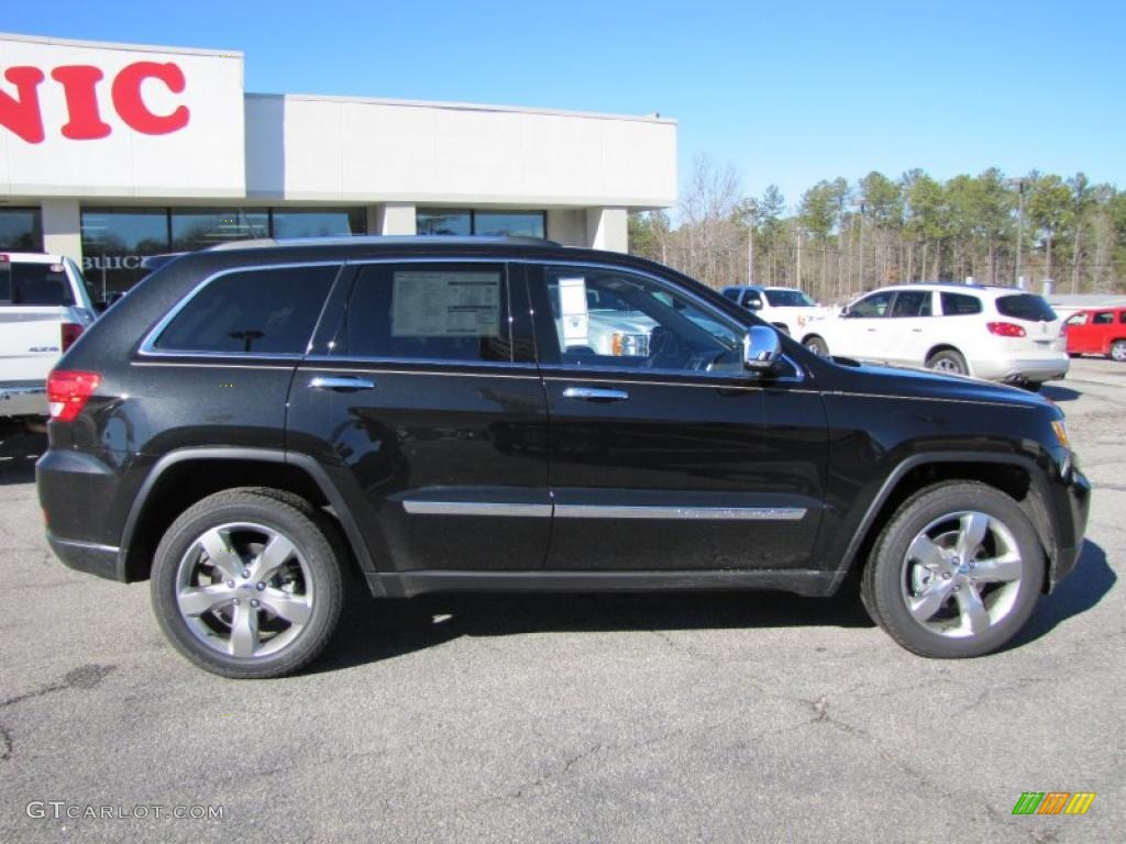2011 Grand Cherokee Limited - Brilliant Black Crystal Pearl / Black/Light Frost Beige photo #8