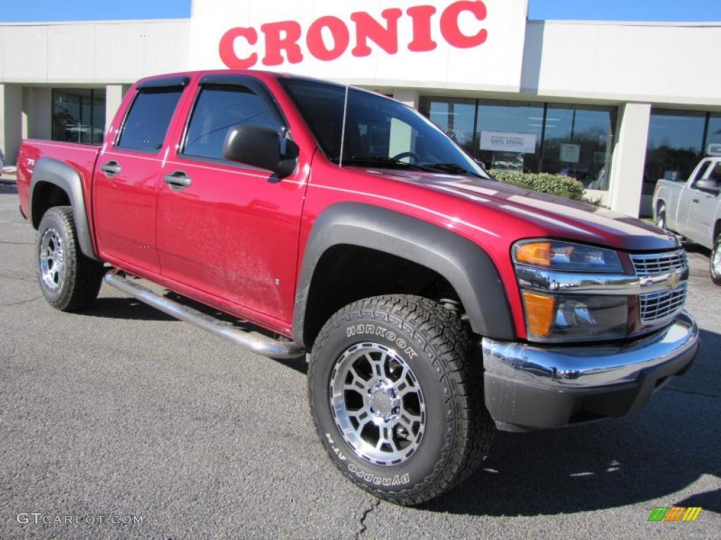 Cherry Red Metallic Chevrolet Colorado