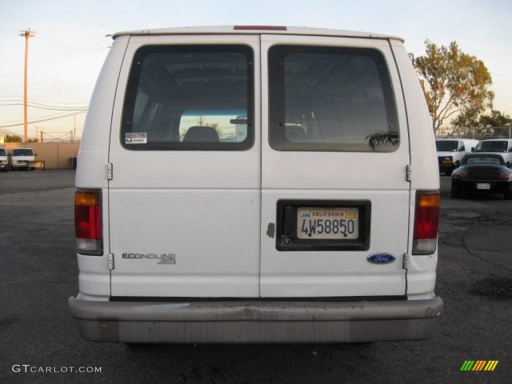 1994 Econoline E350 Cargo Van - White / Gray photo #5