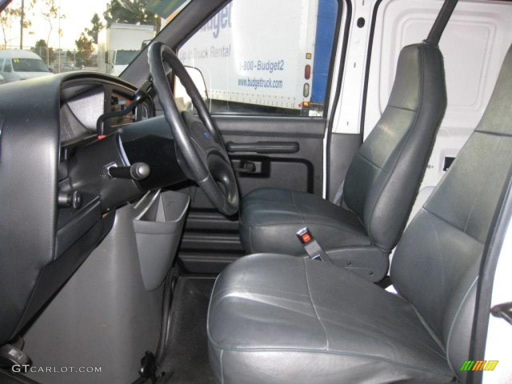 1994 Econoline E350 Cargo Van - White / Gray photo #7