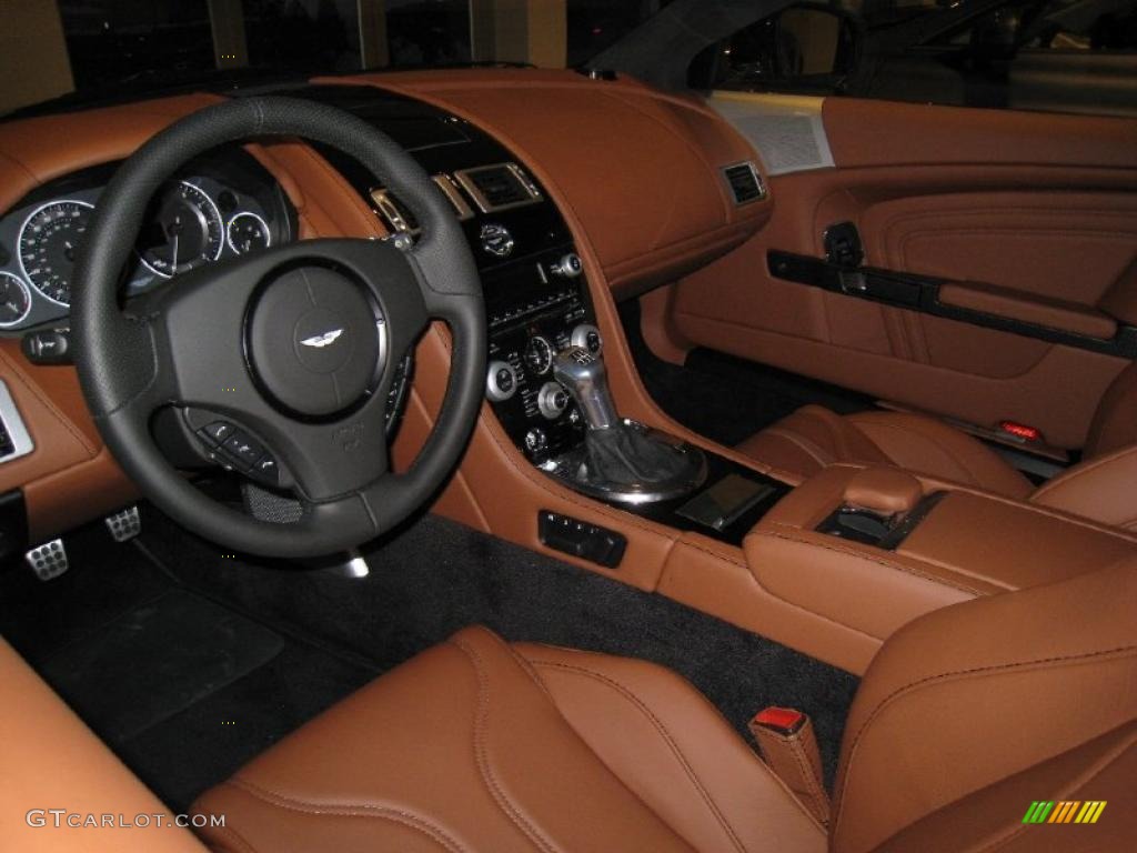 Chestnut Tan Interior 2011 Aston Martin DBS Coupe Photo #43038831