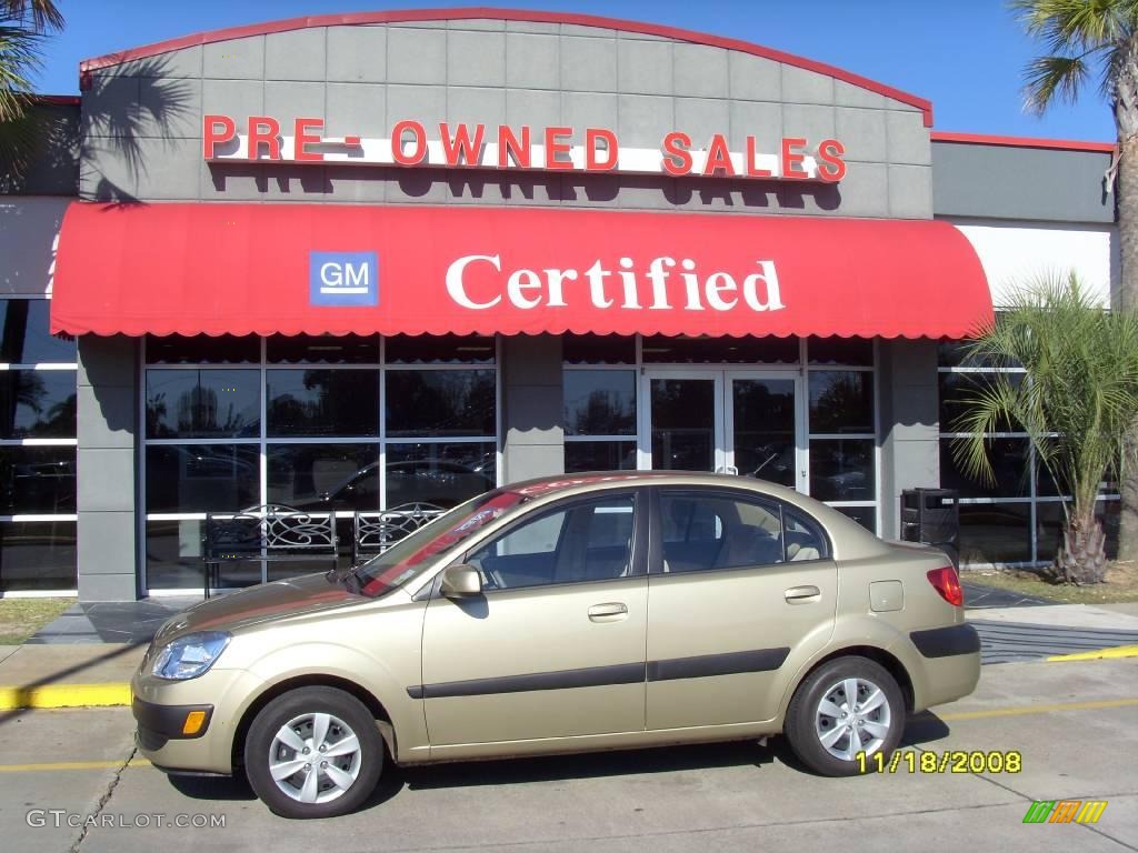 2008 Cashmere Beige Kia Rio LX Sedan 4292035 Photo 18