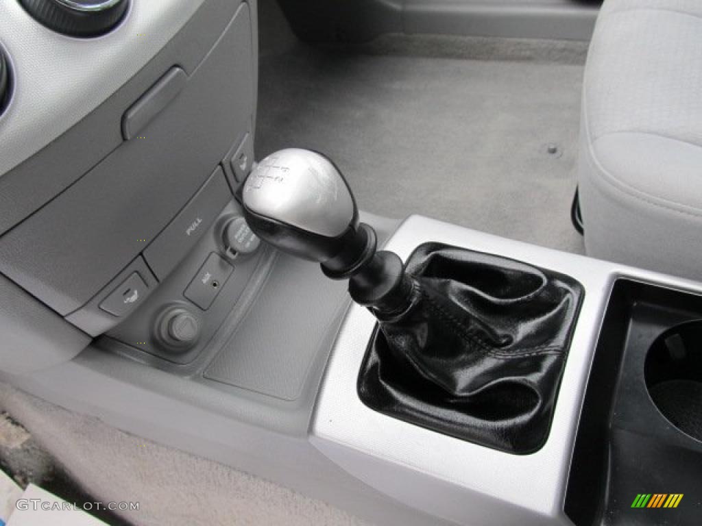 2008 Elantra SE Sedan - Carbon Gray Metallic / Gray photo #11