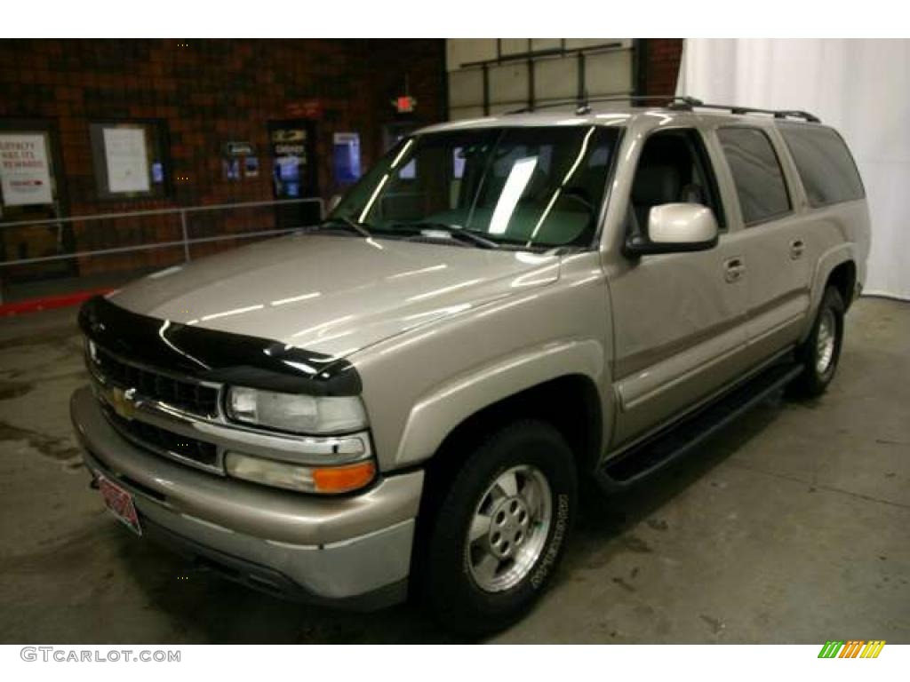 2003 Suburban 1500 LT 4x4 - Light Pewter Metallic / Gray/Dark Charcoal photo #5
