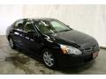 2003 Nighthawk Black Pearl Honda Accord EX V6 Sedan  photo #1