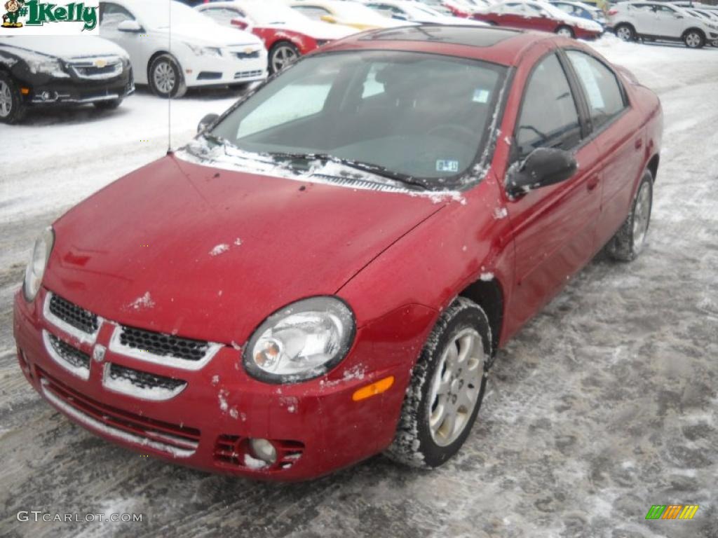 2003 Neon SXT - Blaze Red Crystal Pearl / Dark Slate Gray photo #7