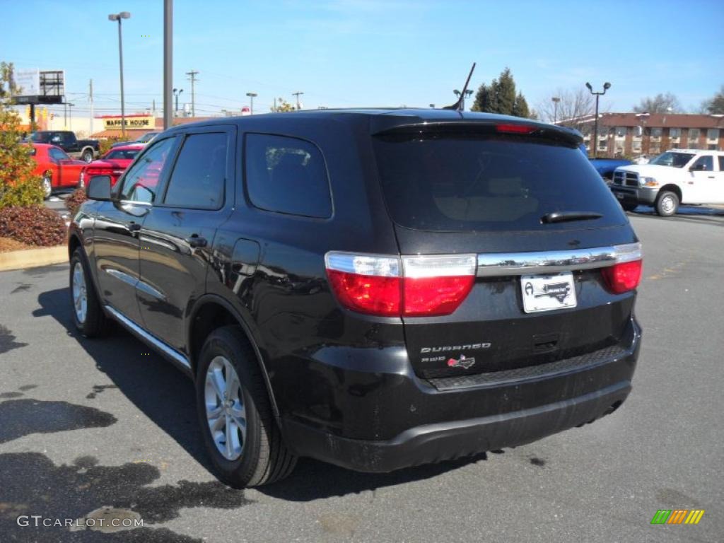 Brilliant Black Crystal Pearl 2011 Dodge Durango Express 4x4 Exterior Photo #43046916