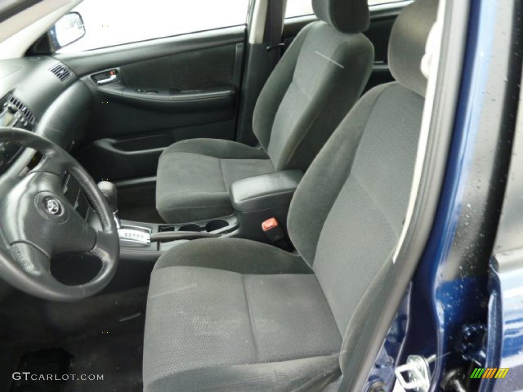 2004 Corolla S - Indigo Ink Blue Pearl / Black photo #8