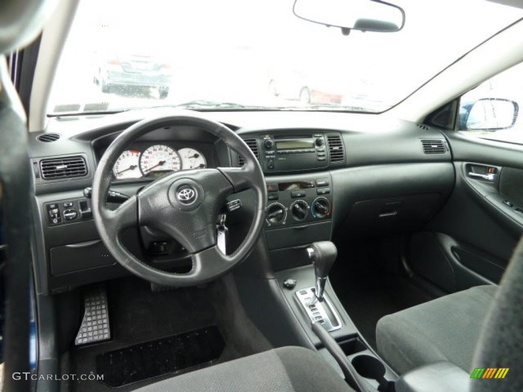 2004 Corolla S - Indigo Ink Blue Pearl / Black photo #10
